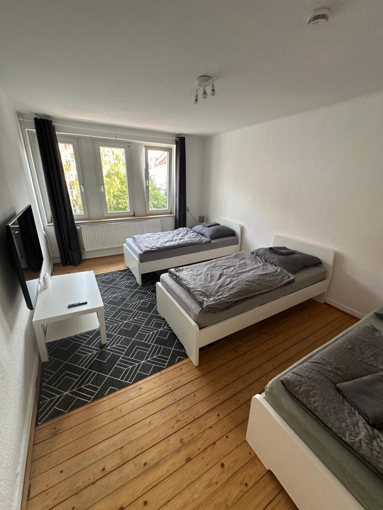Doppelbett Unterkunft Vahrenwald-List Hannover Esterno foto